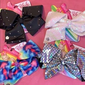Set of 4 brand new x-large Jojo bows